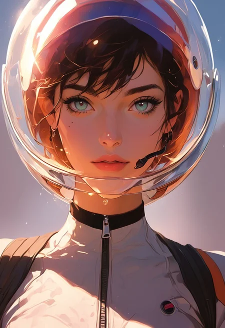 masterpiece,best quality, highly detailed, score_9, score_8_up, score_7_up, score_6_up, source_cartoon,
 BREAK
1MILF, spacesuit unzipped, (zero-g simulator: floating pens) anchoring via vacuum hose  
BREAK  
helmet fogging from heavy breathing, liquid bubbles floating between bodies  
BREAK  
emergency alarm blinking, mission control voice distortion  
 BREAK
dynamic light, warm_light, vibrant colors warm_colors, soft focus, high contrast, textured surfaces, depth of field, golden hour lighting, dramatic shadows, rich details, nature-inspired color palette, playful composition.
,dynamic angle,dynamic light,background,
