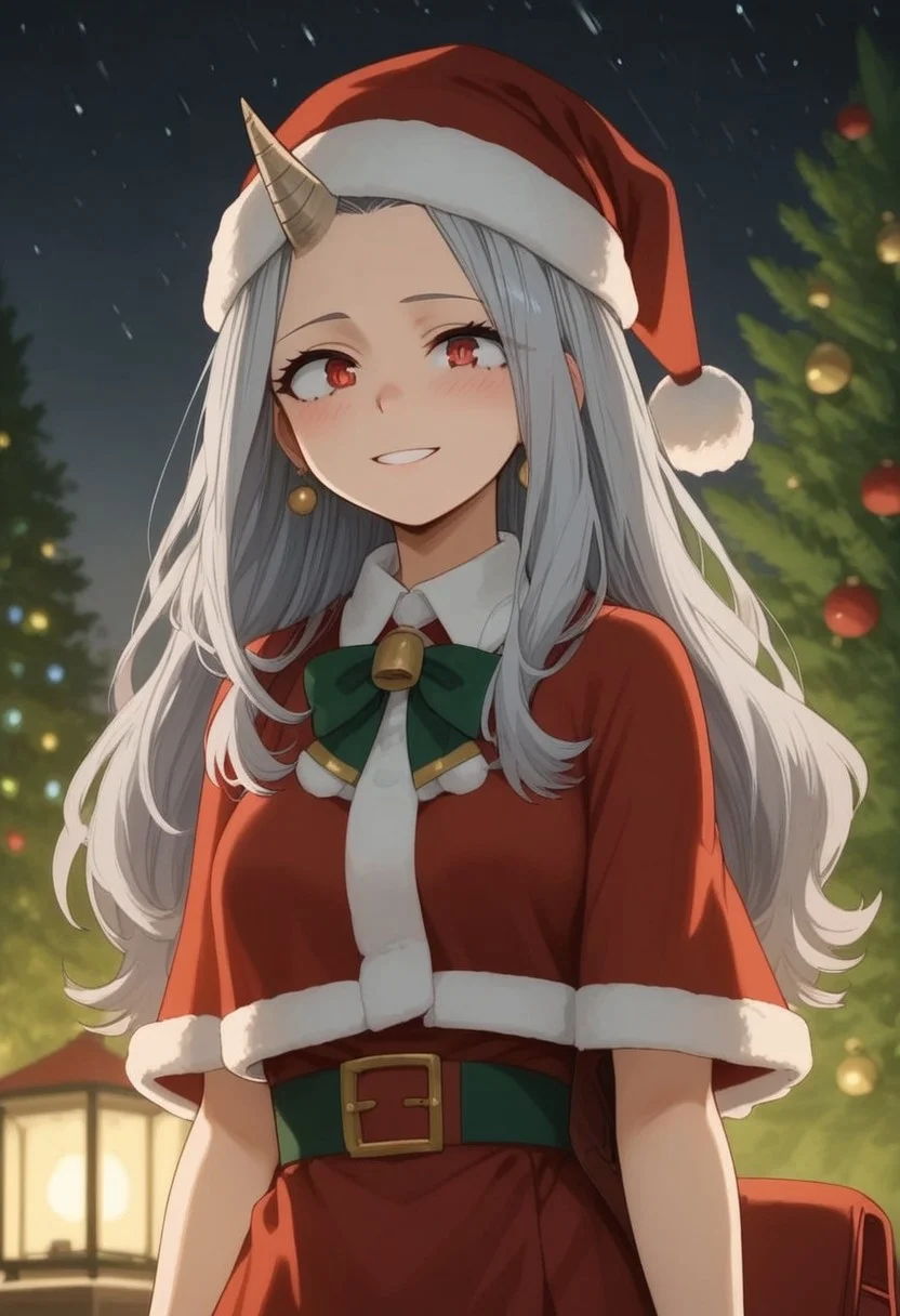 score_9, score_8_up, score_7_up, (solo:1.9), source_anime,
BREAK,
HDA_MasterpieceXL_v.1,prefect hands
BREAK
1girl: Eri ,<lora:Eri-v:1>,Eri, long hair, red eyes, gray hair, horn, a single horn, small horn on the forehead, horn on the right side,petite,short stature,medium breasts
BREAK
BREAK
Christmas suit