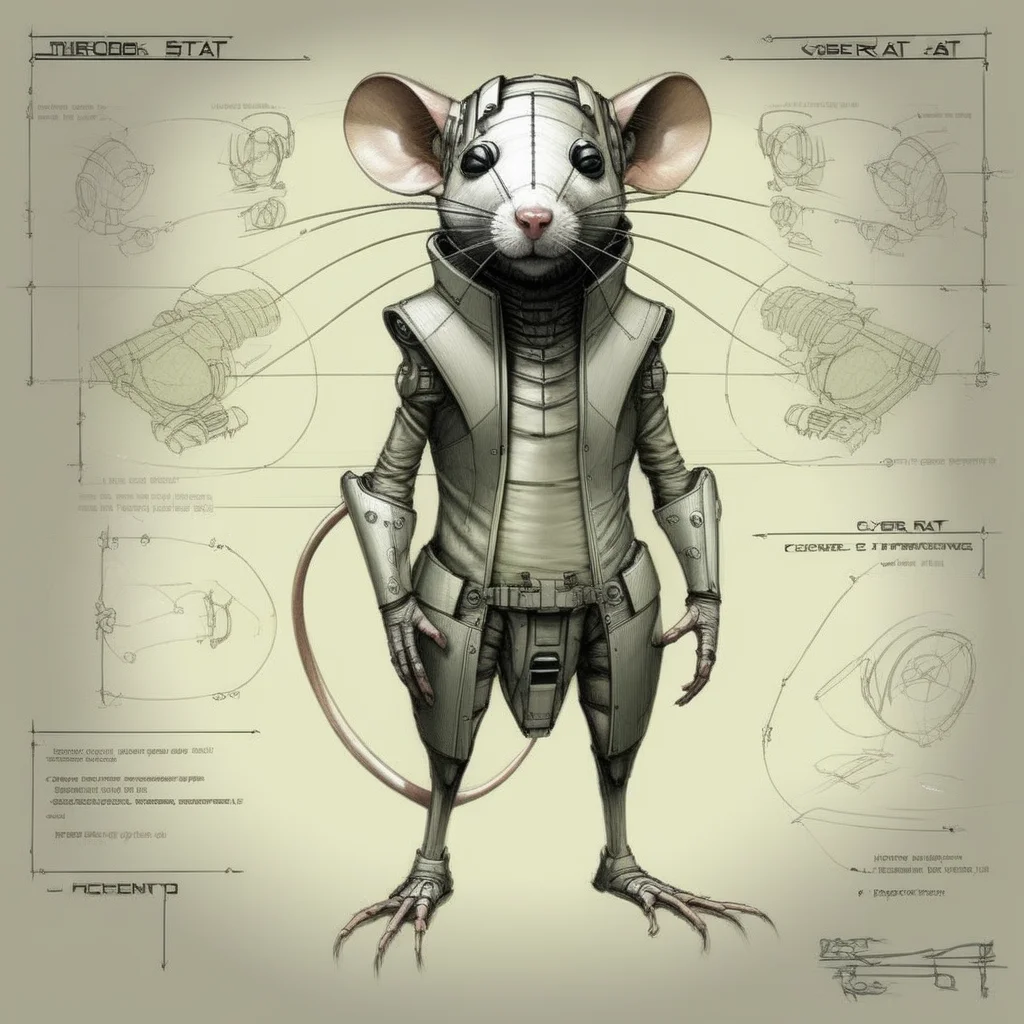 futscribe cyber rat technical sketch<lora:futscribe:1>
