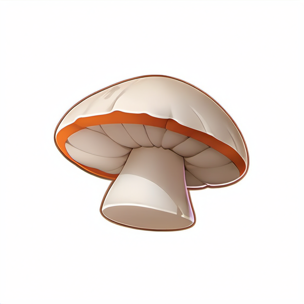 2d icon. a mushroom with a white base and orange cap. <lora:SDXL_icon_V2-000034:1>