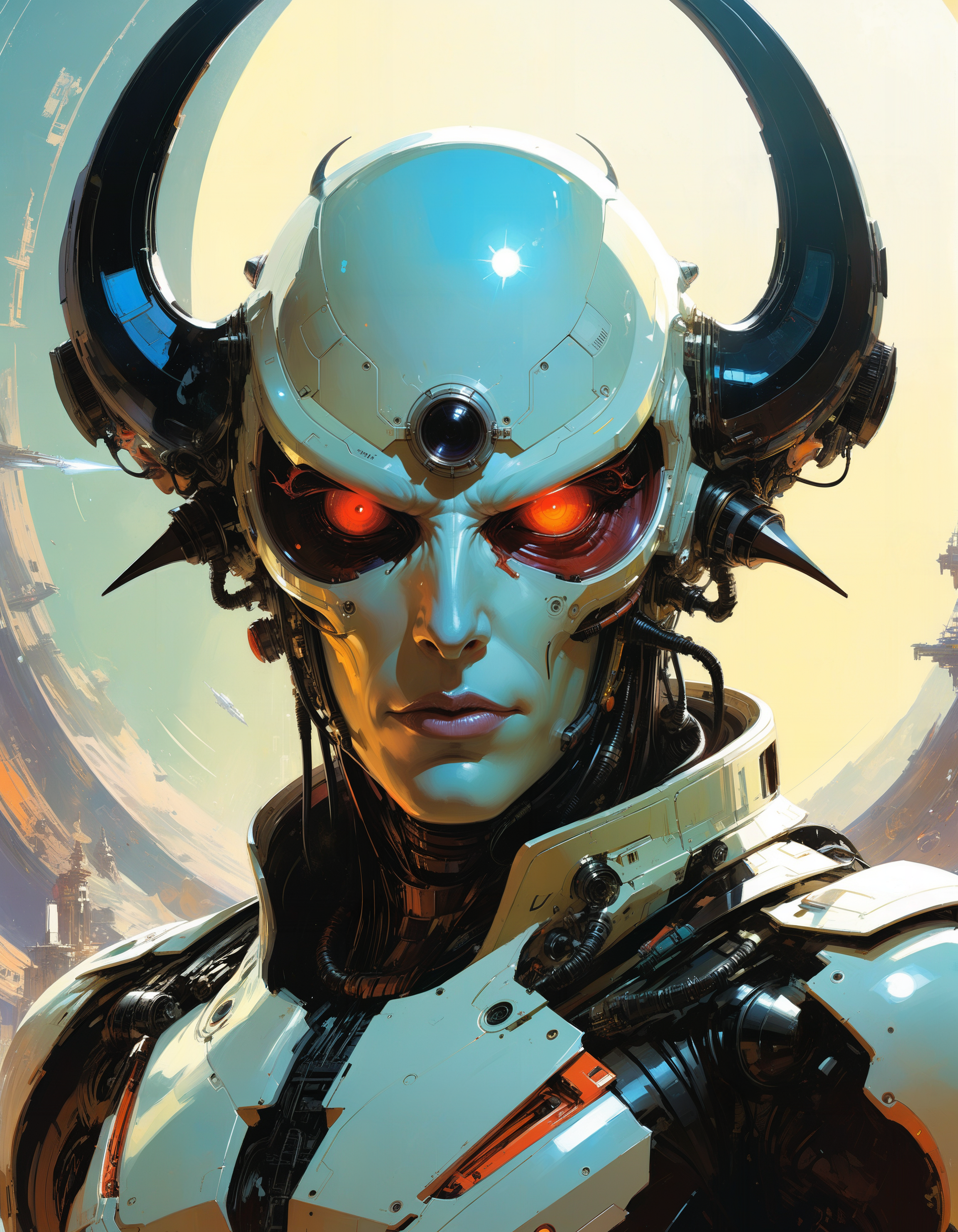science fiction,  calm  half-demon, by Stephan Martiniere and Moebius , in the style of Adrian Ghenie, hyper detailed, intricate, poster art, Artstation,  (intricate details, masterpiece, best quality:1.4)
<lora:add-detail-xl:0.5> <lora:xl_more_art-full_v1:0.5>