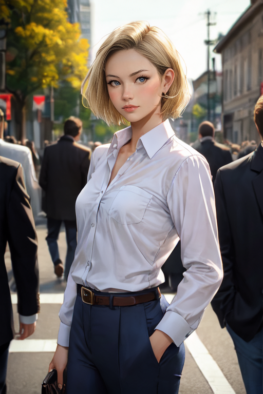 Valeriya Bondarenko, toned female, short blonde hair, dark blue eyes, undercut, gigapixel image, digital blending, photorealistic, pino daeni, depth of field, official art, solo focus, posing, shiny skin, (small eyes), chiaroscuro, tomboy, perfect anatomy, highly realistic, men's clothing, slacks
<lora:1dkXLP:0.8> portrait
<lora:RMSDXL_Enhance:0.8>
<lora:add-detail-xl:0.8>
<lora:AnalogRedmondV2-Analog-AnalogRedmAF:0.8> analog, AnalogRedmAF