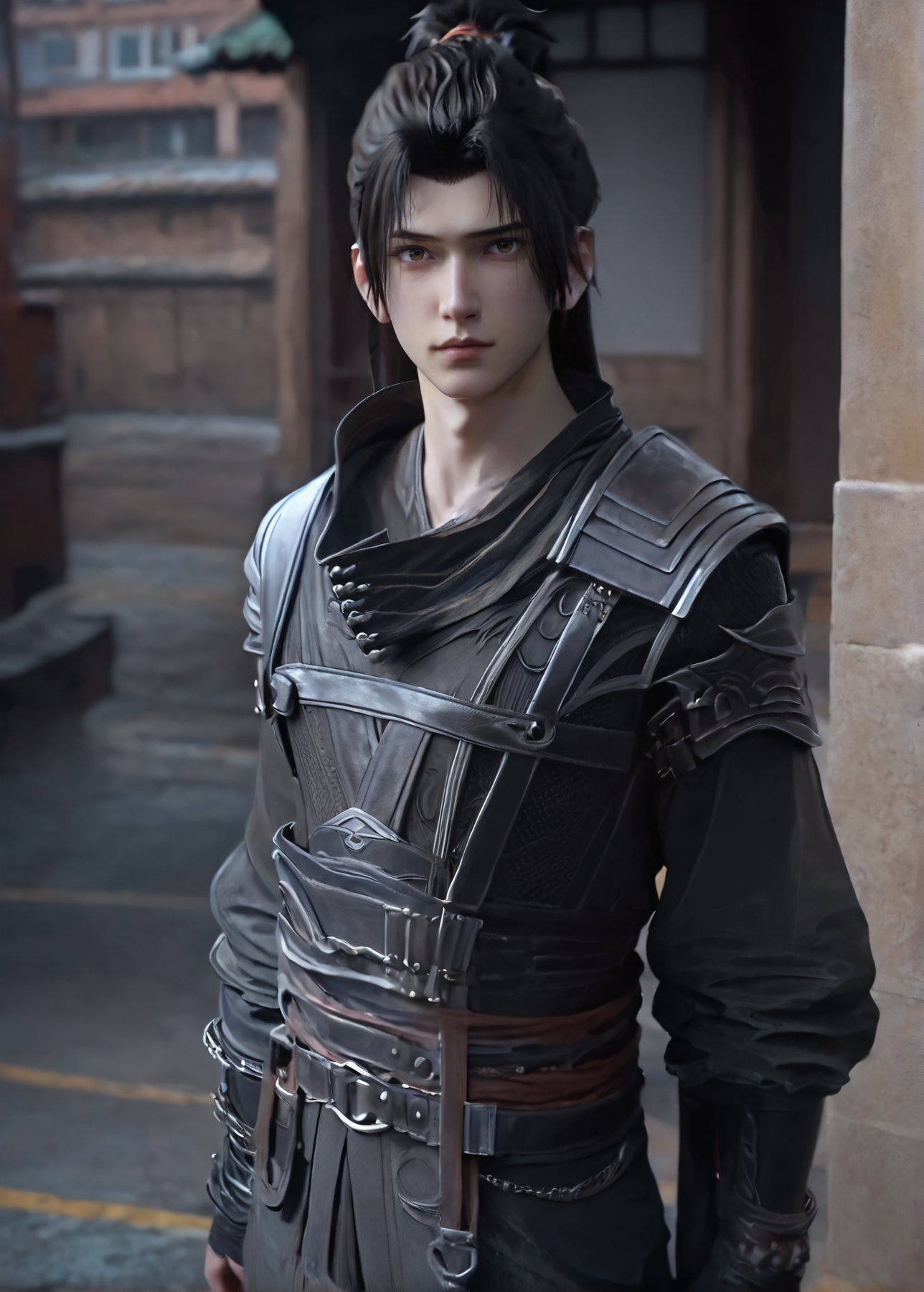score_9,score_8_up,score_7_up,source_anime,realistic,1boy,xiao_yan,male focus,teenager,solo,big eyes,looking at viewer,,cowboy_shot,belt,<lora:XiaoYan:0.9>