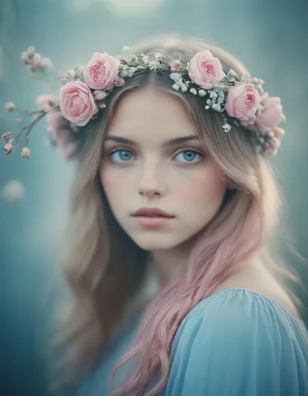 novuschroma74 style blue and pink photography with dreamy atmosphere and shallow depth of field <lora:novuschroma74 style:1>