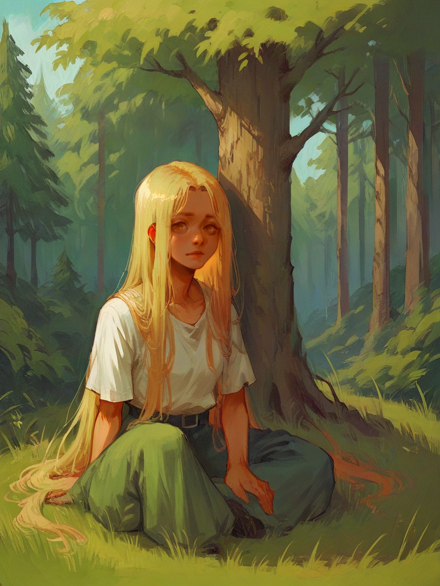 score_9, score_8_up, score_7_up, score_6_up, score_5_up,   <lora:cryb0rgXLP:0.8> cryb0rg, 1girl, long hair, forest,