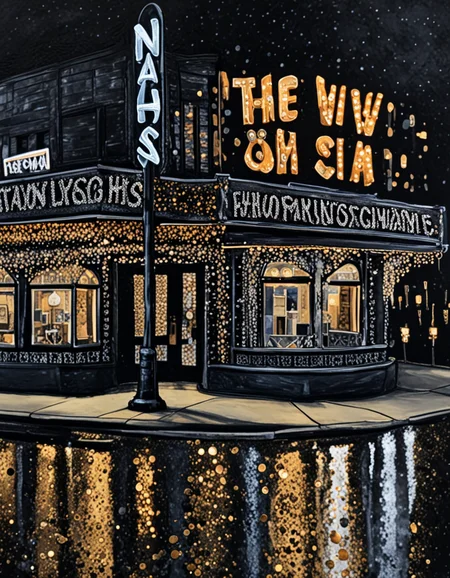 novuschroma63 style bustling 1950s street corner with neon lights , made of silver and gold jewels <lora:sdxl_lightning_8step_lora:1> <lora:novuschroma63 style:1>