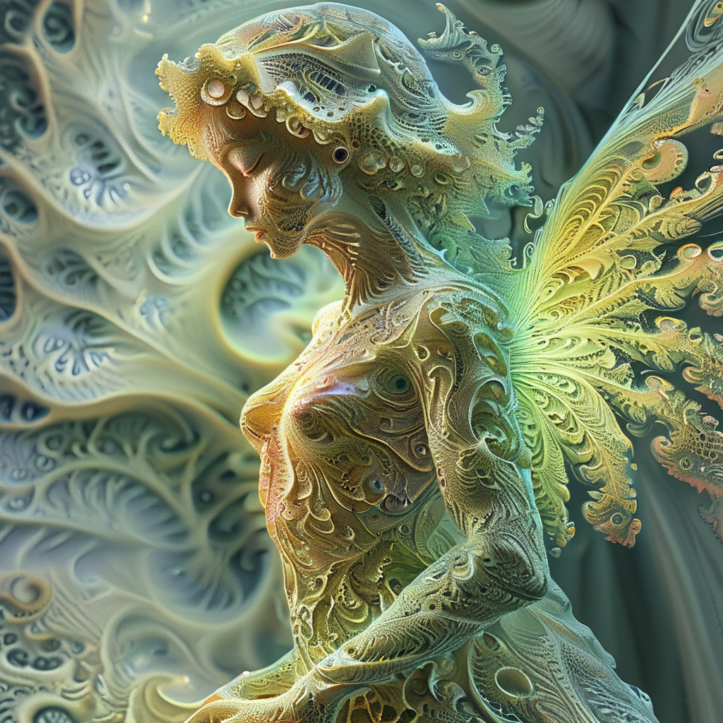 fractalex angel<lora:fractalex:1>
