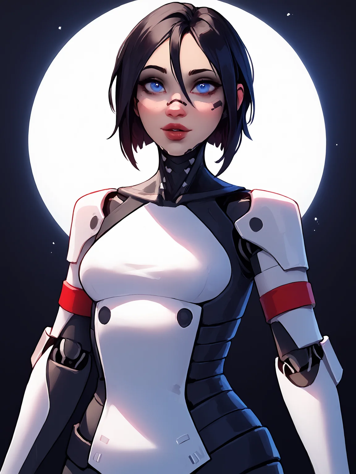 score_9, score_8_up, score_7_up, score_6_up, score_5_up, score_4_up, rating_safe
BREAK
elster, cyborg, black hair, blue eyes,
BREAK
solo, skinny, bodysuit, medium breasts,
BREAK
black background, <lora:Lunas-Elster-Signalis-SDXL-A1:1> <lora:Lunas-AromaSensei-SDXL-B1:1>