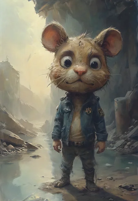 illustration, dynamic, (immortan:1.3) cute warlord hamster, (skull:0.5) (half-mask:1.1), tubes, the water is all mine! cinematic, wasteland, shadows, witness me!, <lora:Cute_Drawing:0.5> <lora:SDXL - Style - EldritchRomanceIllustration_1.0.5:0.7> <lora:Dystopia:0.1> <lora:- SDXL - dragon_variation_V1.0:.2> <lora:- SDXL - almstinv_almost_inv_V1.0:0.5>