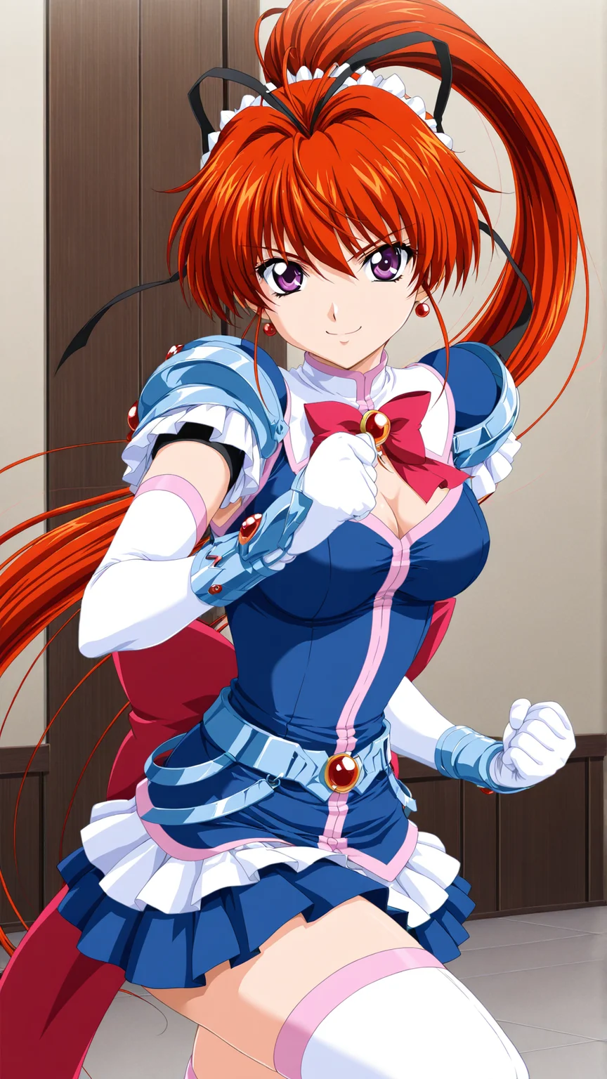 masterpiece, best quality, anime coloring,
1girl,solo, dynamic pose, fighting stance, smile
<lora:Elixir-Lime_lL_v01:1> elixir-lime, blue costume