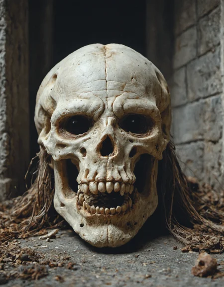 Hieronymus Bosch style a fantastical creature that merges the macabre with the mystical. It resembles a humanoid skull, <lora:EldritchCandids1.1.2:0.4> <lora:real_dream_pony_realistic_lora_3:0.4> <lora:MJ52:0.3> <lora:FF.101.juggernautXL_version6Rundiffusion.LORA:0.4> <lora:JuggerCineXL2:0.3> . Surrealist, detailed, religious, narrative, "realistic