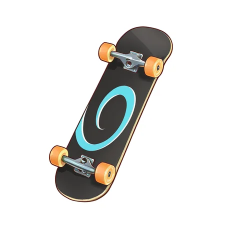 skateboard, solo, white background, simple background, no humans <lora:icon_outline_semireal:0.8>