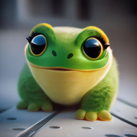 score_9, score_8_up, score_7_up, pikaole no humans animal focus, (fat frog:1.05), fur, full body solo blurry background, cute rating_safe source_furry, (dynamic pose:0.5), pikaole, source_photorealistic