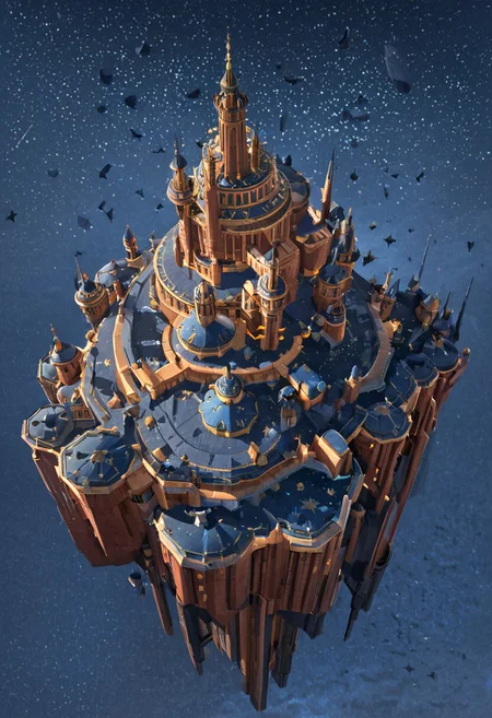 castle,
castle, matchcraft floating island, citylora,city, sky,fly,aún,floating city, floating island, cloud, stars