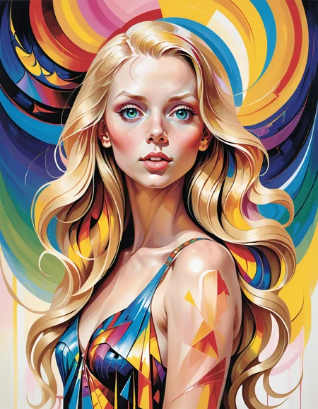 hud_m4x_4bstr4ct_styl, colorful, abstract, woman, long blonde hair, <lora:hud_m4x_4bstr4ct_styl_XLP:1>,