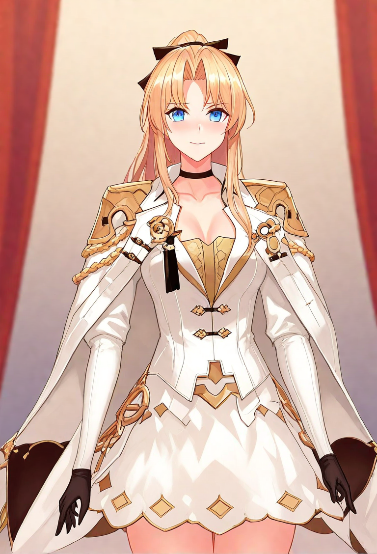 <lora:vanguard_XL_illustrious_v1:1>vanguard (azur lane), military uniform, halcon,atdan, maya g,asahina hikage,<lora:Hyper-SDXL-8steps-lora:1>,best quality,amazing quality,masterpiece, anime screencap, game cg, good finger, zPDXL3 ,zPDXLrl,