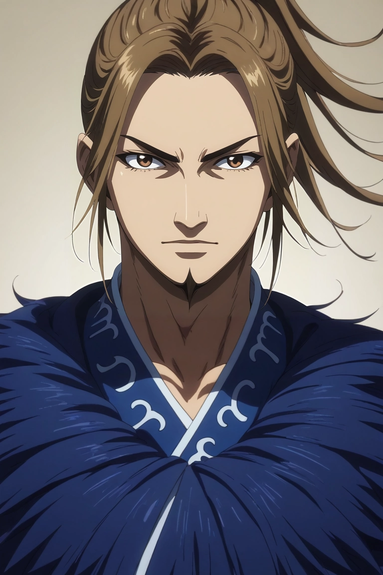 score_9, score_8_up, score_7_up, , rating_safe, intricate details, , looking at viewer, , 1boy, solo, male focus, <lora:li_mu_pony:0.8>, li_mu, brown hair, brown eyes, long hair, ponytail, facial hair, goatee, , , <lora:sdxl_lightning_8step_lora:1>