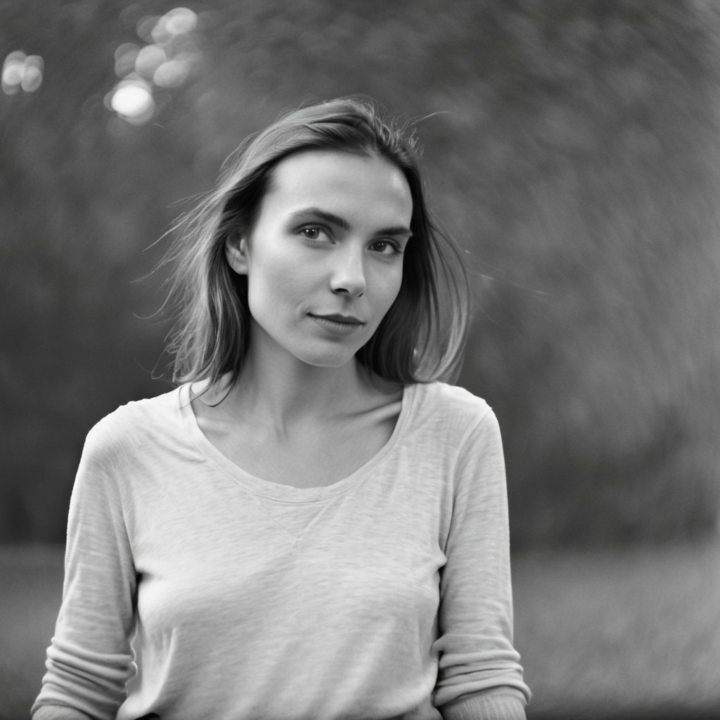 kiev80 A 25-year-old woman, radiating effortless natural beauty—she has never tried to be perfect, and that is precisely what makes her so captivating. Her gaze is deep, full of unspoken stories, as if she holds secrets only the right eyes could ever read. The light gently kisses her skin, sculpting her cheekbones with soft drama, while shadows embrace her contours like a masterpiece carved from marble.
Her lips are slightly parted, not posed, but caught in a fleeting moment—perhaps she is about to speak, or lost in a thought only she understands. Her hair falls in natural waves, a few strands escaping to catch the light, creating an ethereal glow. The background fades into a soft blur, ensuring that nothing distracts from the quiet intensity of her presence.
This is not just a portrait of beauty, but of character—a woman who is not merely seen, but felt. Her aura goes beyond perfection; she is not flawless, but real. And that, more than anything, makes her unforgettable. A portrait that lingers. A gaze that never lets go.