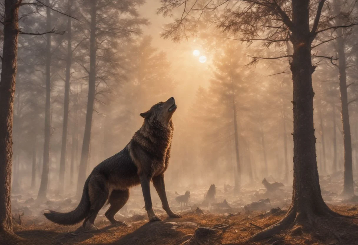 realistic image with high quality, excellent resolution, clear, detailed and well-focused images, detailed and correct anatomy depicting the image of Hadji Dimitar, the ballad of Hristo Botev.
He who falls fighting for freedom,
he does not die: he is pitied
earth and sky, beast and nature
and singers sing songs about him...
By day an eagle guards his shadow,
and a ((wolf meekly licks his wound));
above it a falcon, a youth bird,
and she cares for a brother, for a hero!
The evening came - the moon rose,
stars shower the firmament;
the forest roared, the wind blew,
The Balkans are singing a bad song!
picture with high quality, excellent resolution, clear, detailed and well-focused images, detailed and correct anatomy depicting the image of Hadji Dimitar, the ballad of Hristo Botev.
1 seriously wounded man, about 30 years old, expression dramatic, heroic, pain and sadness in his eyes, (lips dry and cracked), lying in the Balkans under a tree with (a deep chest wound), clothes bloodied and torn after a hard battle, (( next to him 1 wolf licking his wound)),((over him 1 eagle spreads its wings and protects him from the hot rays of the sun))