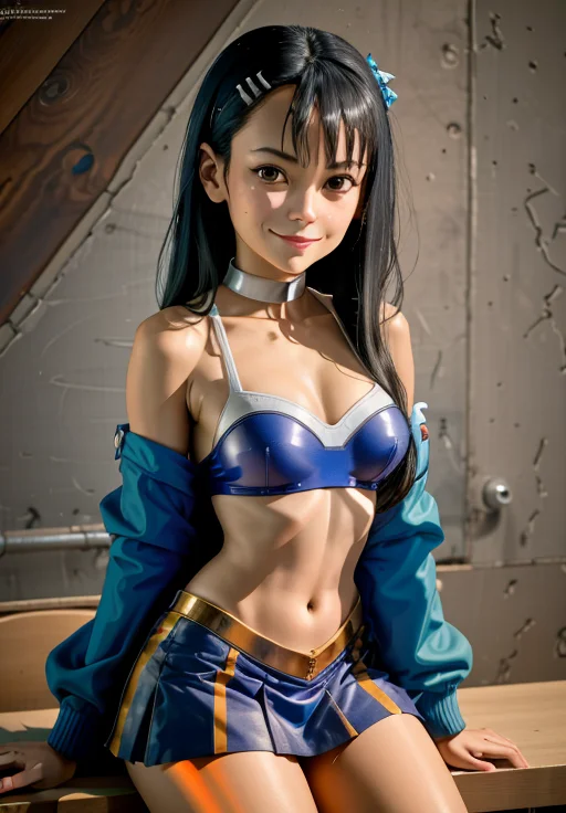 <lora:hayase_nagatoro:0.8>, hayase_nagatoro_default, evil smirk,, (masterpiece, best quality, absurdres, detailed, ultra-detailed:1.3)