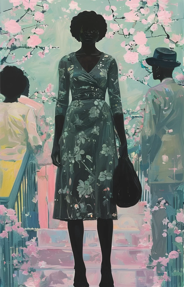 masterpiece,best quality,<lora:tbh268-sdxl:0.9>,illustration,style of Kerry James Marshall animals