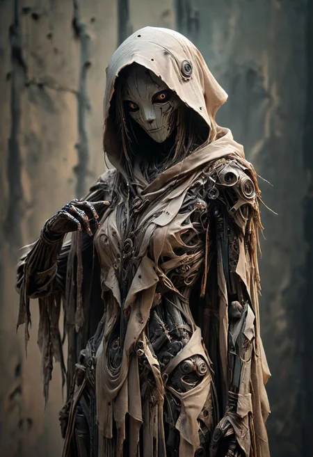 Create a vivid description capturing the essence of a slender Cyborg wearing a boldly patterned torn Shadow linen hooded Cape and Large round Bamboo hat, It gazes directly at the camera, extending his arm with fingers forming a peace sign. The surreal scene is further enhanced as her long hair seamlessly merges with the vibrant background.
raw photo, a spectral neon sunset landscape, photorealistic, high detailed texture, 8k uhd, dslr, soft lighting, high quality, film grain, Fujifilm XT3, highly detailed photography, (muted colors, cinematic, dim colors, soothing tones:1.2), vibrant, insanely detailed, hyperdetailed, (dark shot:1.2), (vsco:0.3), (intricate details:0.9), (hdr, hyperdetailed:1.2)
atmospheric haze, Film grain, cinematic film still, shallow depth of field, highly detailed, high budget, cinemascope, moody, epic, OverallDetail, gorgeous, 2000s vintage RAW photo, photorealistic, candid camera, color graded cinematic, eye catchlights, atmospheric lighting, skin pores, imperfections, natural, shallow dof