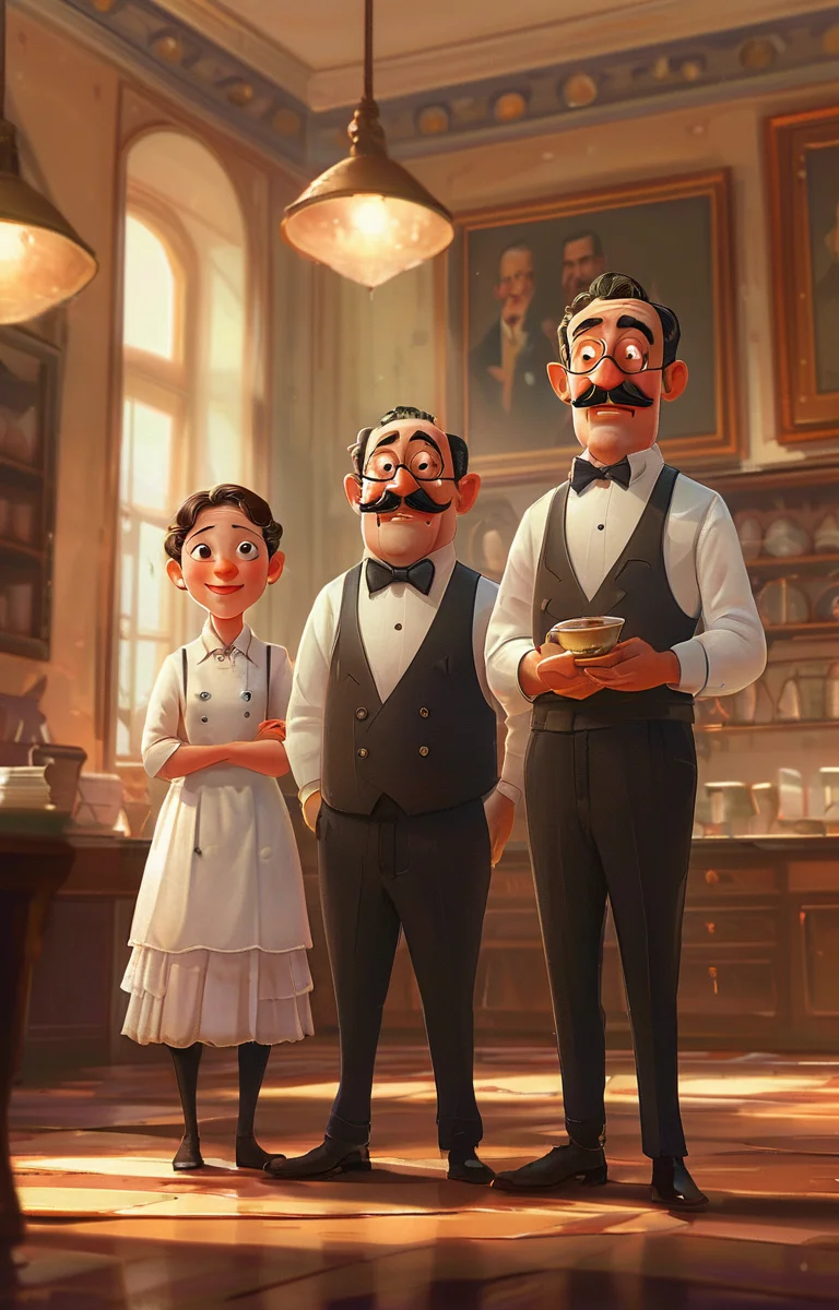 masterpiece,best quality,<lora:tbh2-sdxl:0.9>,illustration, portrait of family