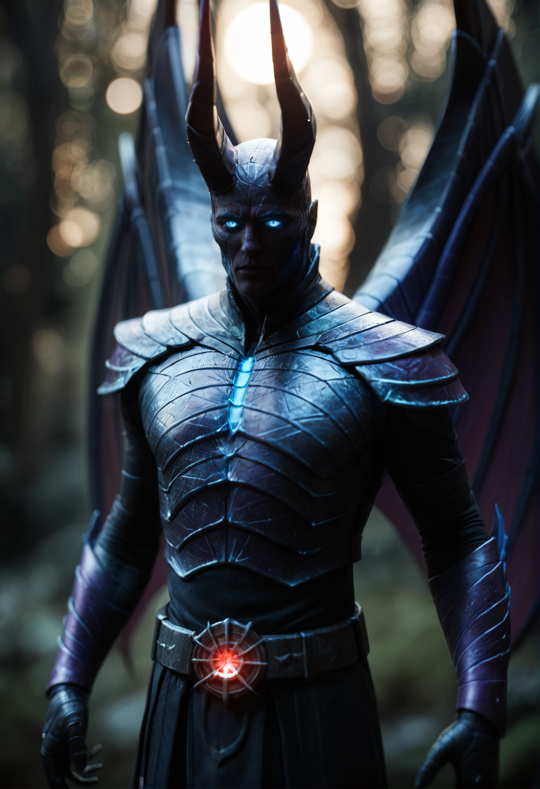 <lora:terrorblade_v1:0.8> terrorblade_v1, 
1boy, demon,
horns, wings,   
blue eyes, glowing eyes, no pupils,
armor,rider belt,  belt, glowing, score_9, score_8_up, score_7_up, score_6_up, derpibooru_p_95, 
detailed eyes, beautiful, detailed background, perfect eyes, 
solo, 
8k uhd, high quality
blur censor, blurry, blurry background, blurry foreground, bokeh, motion blur,
chromatic aberration, depth of field, figure, focused,  focus
photography, realistic sun light and shadows, photorealism, UHD --ar 9:16 --style raw --stylize 700,