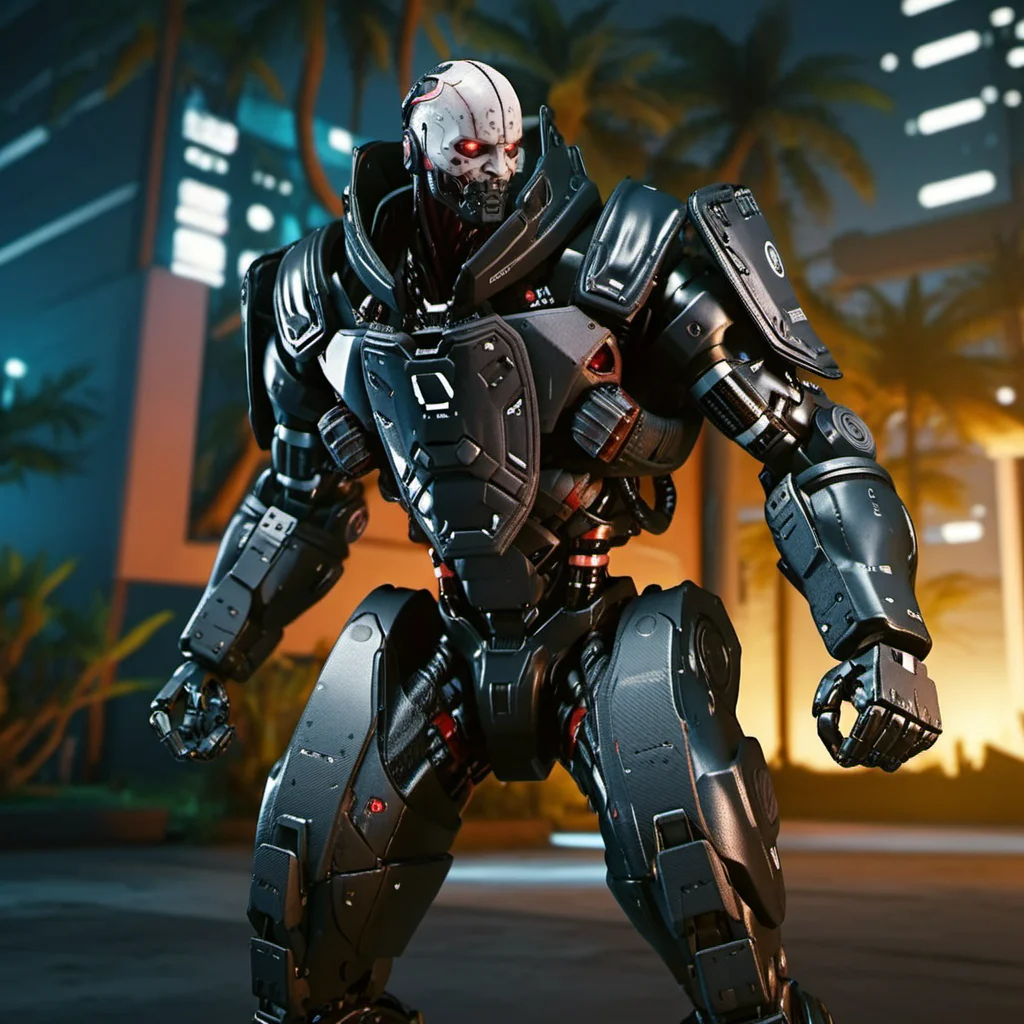 AdamSmasher1024, a robot, full body, fighting pose, cyberpunk background, highly detailed, photography, ultra sharp, film, bokeh, professional, 64k <lora:AdamSmasher1024-000375:0.7>