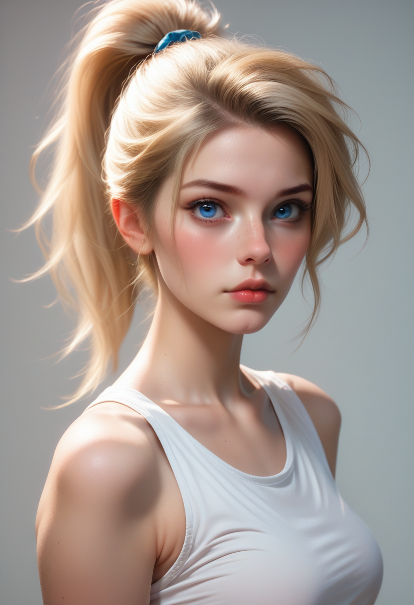 score_9, score_8_up, score_7_up, source_photo, realistic,
1girl, solo,
<lora:Dark_Sapphire_Pony_v0.1:0.5> d4rks4pph1r3, blonde hair, ponytail, blue eyes,