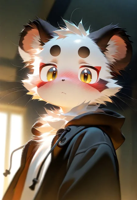 zuppu11, xi410, 748cm, alens, nyalia, kyomu, youlichu, 1boy, solo, furry, cute, kemono, masterpiece, best quality, very awa, very aesthetic, absurdres, blushing, looking at viewer, general