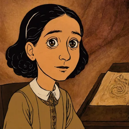 cartoon of Anne Frank as a Astronomer ,( in rankinbasshobbit style:1.1)
<lora:add-detail-xl:0.65> <lora:rankinbasshobbit_styleXL_v.10.2-000002:1.0>