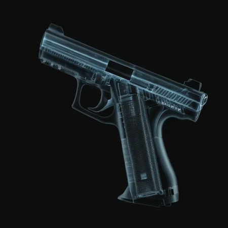 cinematic film still of <lora:x-ray style:1> X-ray of
a gun with a black background
,x-ray style, shallow depth of field, vignette, highly detailed, high budget, bokeh, cinemascope, moody, epic, gorgeous, film grain, grainy