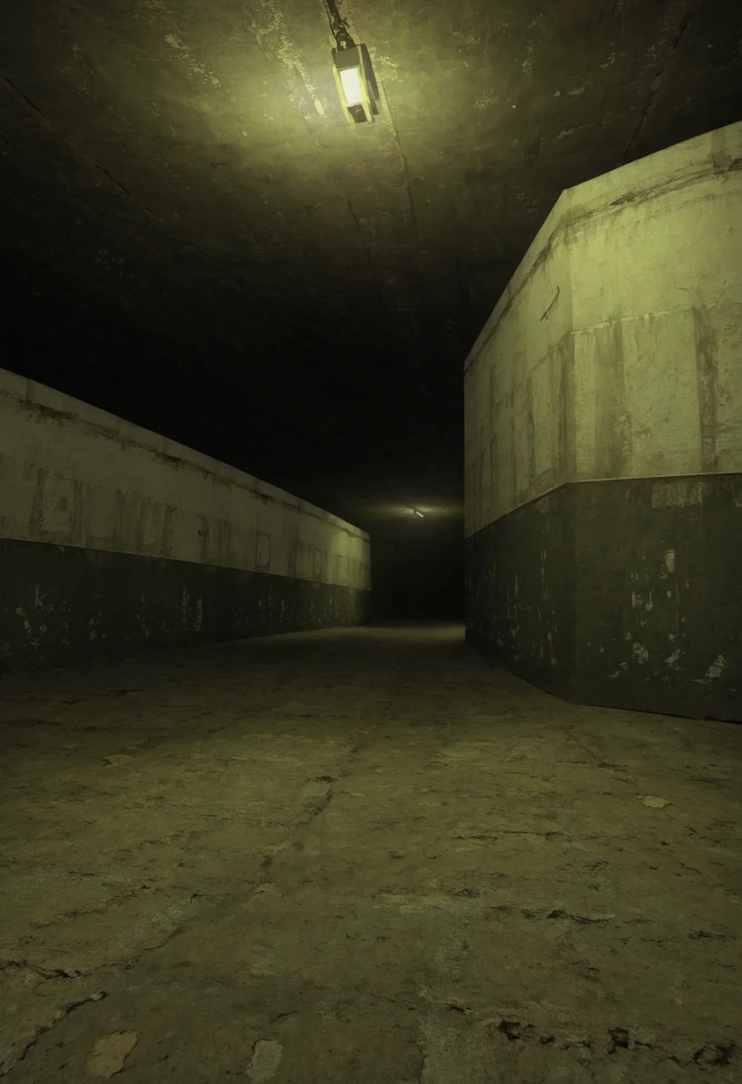 score_9, score_8_up, score_7_up, score_6_up, source anime
BREAK
UUDC, indoors, horror \(theme\), dark, scenery, abandoned, underground, tunnel, concrete walls, peeling paint, dirty floor, cracked floor, ceiling light, dim lighting, decayed, damaged walls, neglected, curve, concrete floor, no humans, architecture, urban decay, floor lamp, white light<lora:[Urban Liminal] Underground Construction Style Background_epoch_10:0.8>