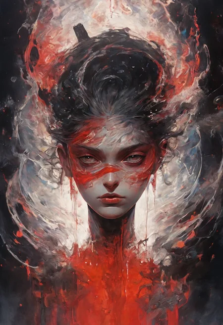Super Closeup Portrait, Red outlined black planetwoman Standing on Planet earth in space, Saturn Planet AS Head, colorful anime Style,
very Detailed, awesome Quality, reflecting, luminescent, translucent, Ethereal, Aura, 80s DARK dystopian Blade Runner Flair, very detailed, uhd, masterpiece, White smoke, light beams through smoke,