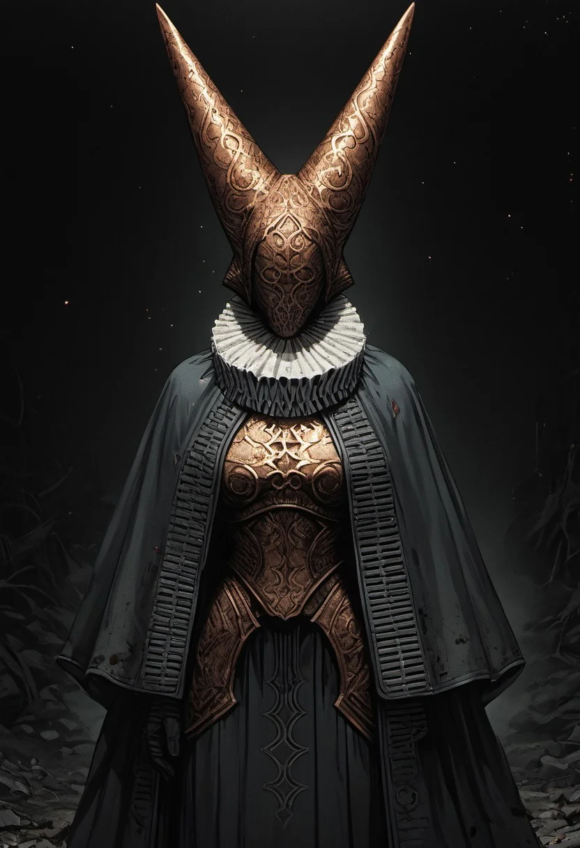 ((zPDXL3)), (SuperQuality:1.0) ~ (SuperQuality:1.2), score_9, score_8_up, score_8, Science Fiction, Star Wars, perfecteyes, ultra detailed, high resolution, high quality, masterpiece, intricate details, intricate body, intricate landscape, knva, Expressiveh, European Instagram Model, low light, muddy wasteland, No Man's Land, trenches,
BREAK
1girl, solo, source_cartoon, mature female, artillerywitch, helmet, neck ruff, cape, armor, looking at viewer, (closed mouth),