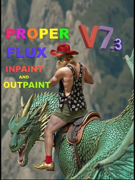 HD high quality cinematic fantasy movie photo of a man from behind, in a side view, wearing a cowboy hat and golden metallic yellow shoes, he is riding atop a massive green dragon outfitted with a sturdy saddle, the dragon left wing on the left side is clse to the foreground, the dragon is soaring through the skies, offers an exhilarating and majestic experience. The's powerful wings create gusts of wind as it glides, its emerald scales shimmering under the sunlight, while the saddle ensures a secure and comfortable seat for the rider.
ð¯<lora:syml\lorasym\Flux\flux1-canny-dev-lora.safetensors:0.75:0.75>
ðï¸ [Inpainted with Loras]: Westeros_v3_rank16_bf16-step02485, Sony_a7_III
ð¯<lora:flux\Westeros_v3_rank16_bf16-step02485.safetensors:1.0:1.0>
<lora:flux\Sony_a7_III.safetensors:1.0:1.0>
ðï¸ [Inpainted with Loras]: w4yn3wh1te, Textimprover-FLUX-V0.4, flux1-depth-dev-lora
ð¯<lora:flux\w4yn3wh1te.safetensors:0.9:0.9>
<lora:flux\Textimprover-FLUX-V0.4.safetensors:0.9:0.9>
<lora:flux\loratools\flux1-depth-dev-lora.safetensors:0.75:0.75>
ðï¸ [Inpainted with Loras]: Textimprover-FLUX-V0.4
ð¯<lora:flux\Textimprover-FLUX-V0.4.safetensors:0.9:0.9>
ðï¸ [Inpainted with Loras]: flux1-depth-dev-lora
ð¯<lora:flux\loratools\flux1-depth-dev-lora.safetensors:0.4:0.75>