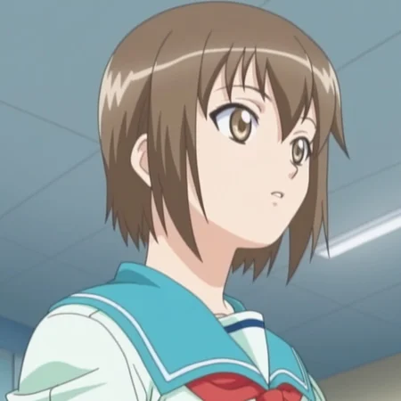 <lora:Manabe_Rika_Illustrious_frim_Jinrirubu_The_Devil_Angel-000009:1>,Manabe Rika,anime screencap,anime coloring,original,schooluniform,