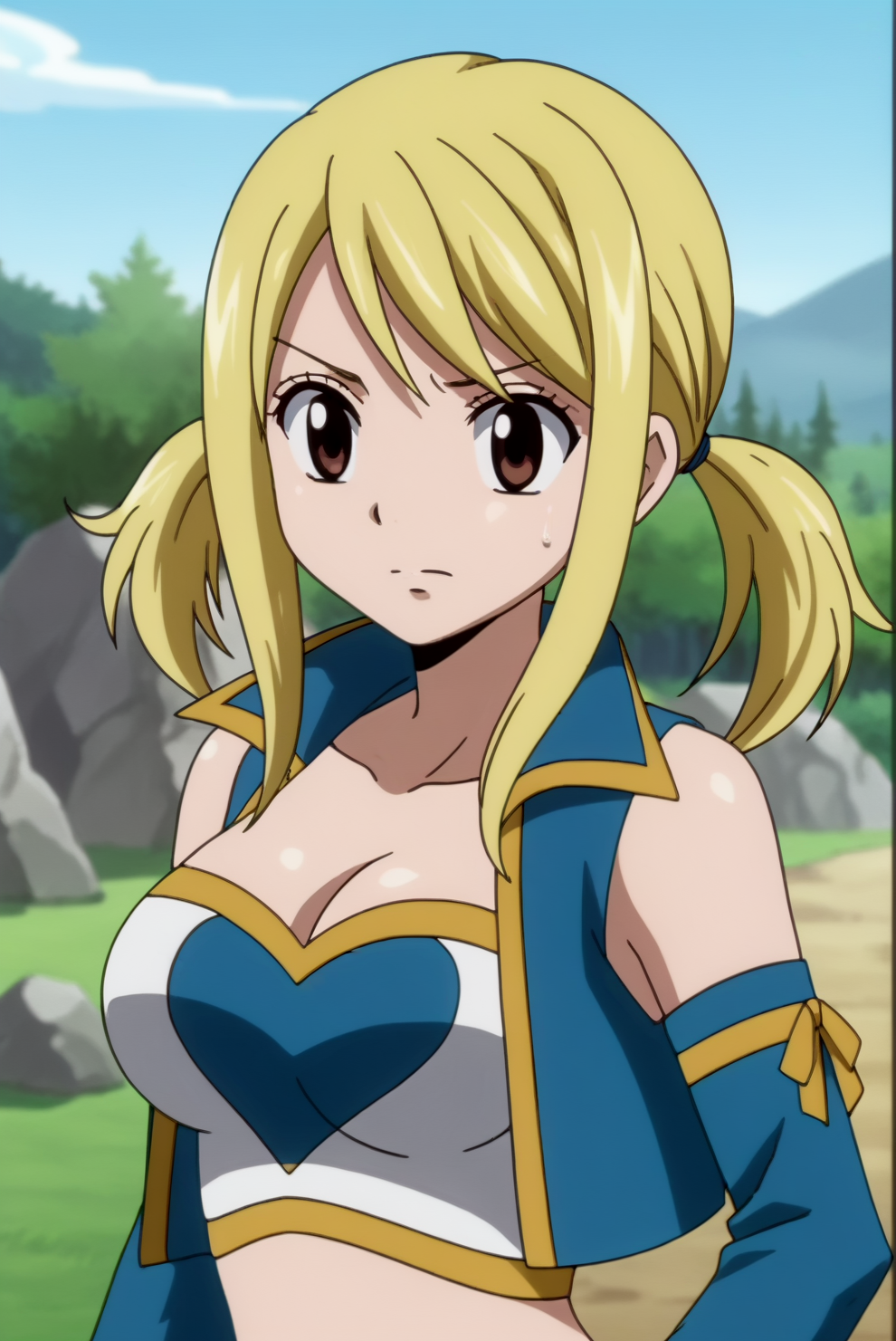 Lucy Heartfilia, season 5 outfit <lora:Commission_Fairy_Tail-Lucy_Heartfilia-PDXL:0.8>