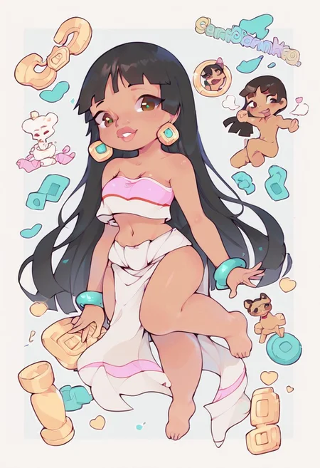 score_9, score_8_up, chel, cartoon, el dorado, digital art, highly detailed, zPDXL