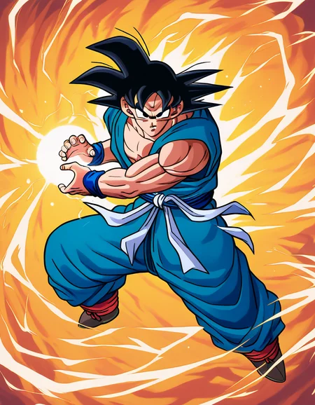score_9, score_8_up, score_7_up,
gokuxl, solo,1boy, black eyes, looking at viewer,
full body, energy ball, kamehameha charge stance, aura,serious,glowing, pectorals, wristband, sash, blue dougi,
<lora:gokuxl-000004:1>, <lora:kamehameha charge stance:0.7>
