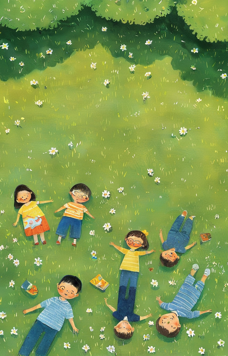 masterpiece,best quality,<lora:tbh49-sdxl:0.9>,illustration, portrait of family