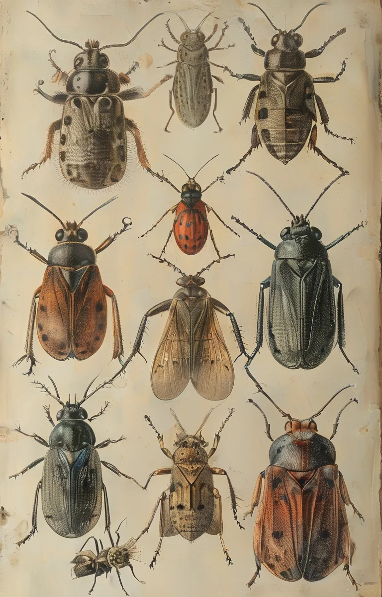 masterpiece,best quality,<lora:tbh248-sdxl:0.9>,illustration,style of Micrographia,cell,bugs