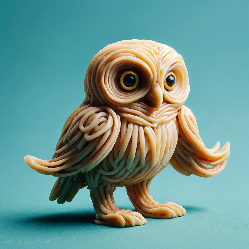 a owl, ud0n<lora:ud0n:1>
