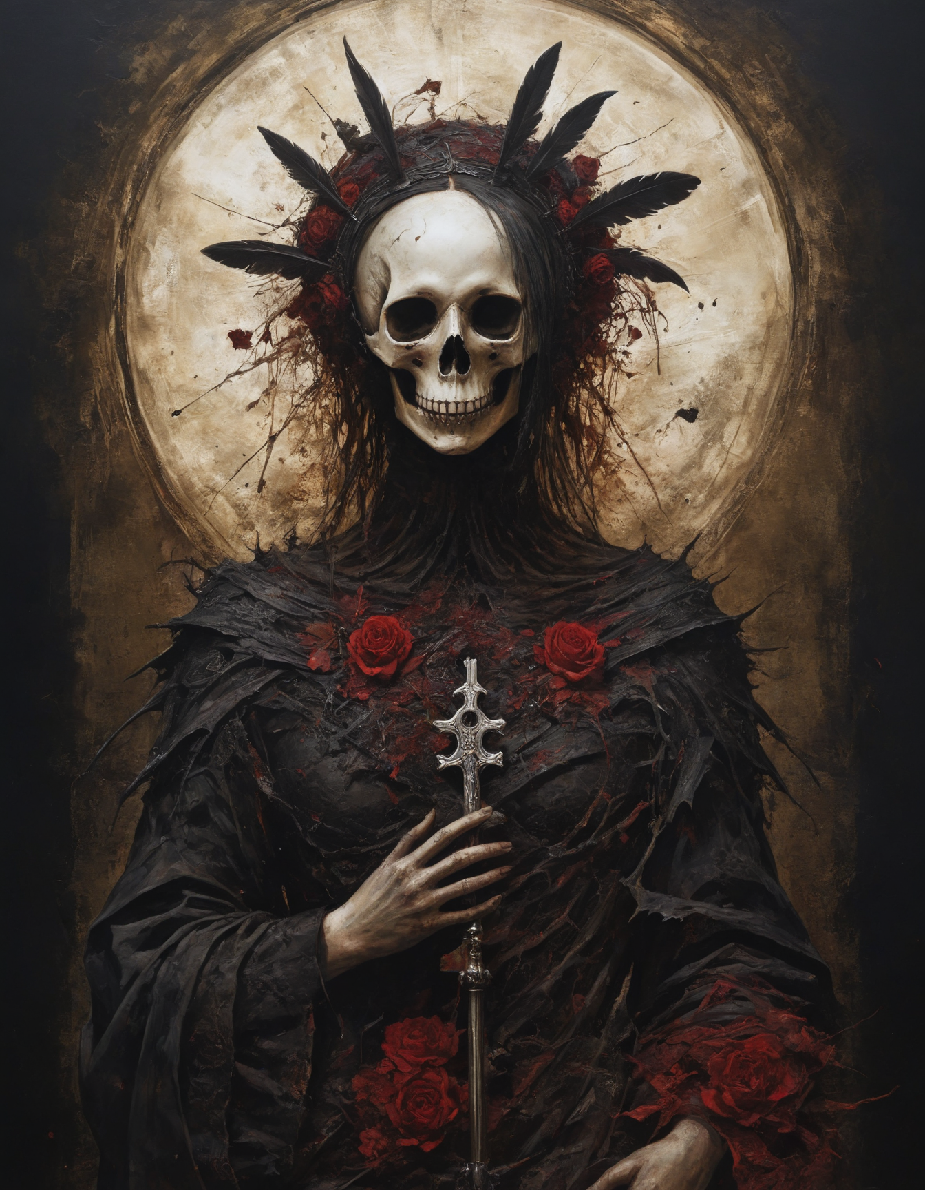 Anime artwork, anime style, key visual, vibrant, studio anime,  highly detailed,,  (macabre but beautiful:1.4), (masterpiece, best quality:1.4) , in the style of nicola samori,
<lora:epi_noiseoffset2:0.5> <lora:add-detail-xl:1> <lora:xl_more_art-full_v1:0.5>  <lora:NicolaSamori:0.7>