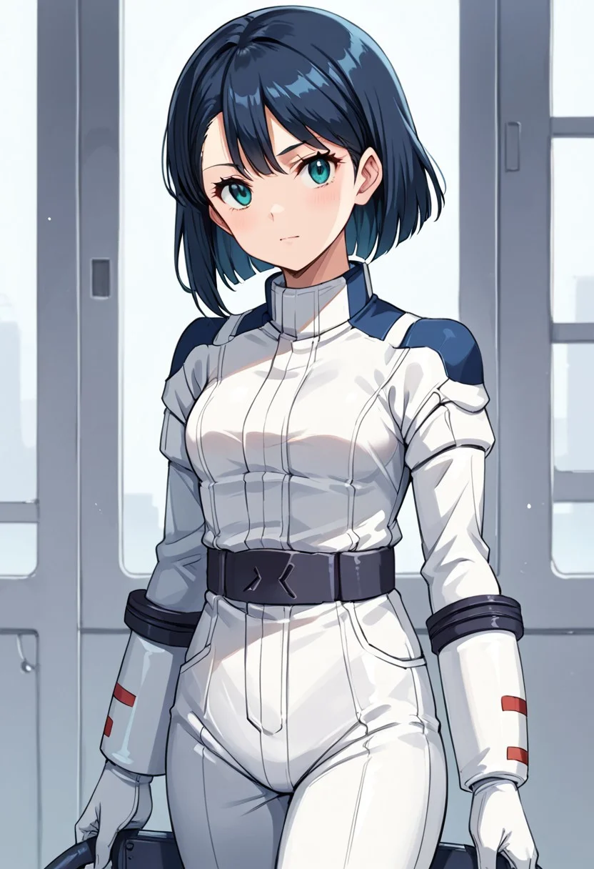 score_9, score_8_up, score_7_up, score_6_up, score_5_up, score_4_up, source_anime, 1girl, zgundam pilotsuit, white pilotsuit