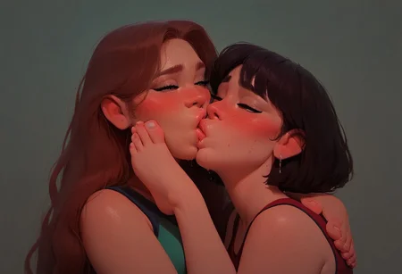 (score_9, score_8_up, score_7_up, score_6_up, score_5_up, score_4_up), source_cartoon, 2girls, two girls, both girls have feethands, feethands, feet for hands, beautiful, adult, feethands on face, feethands covering face, feethands squishing into cheeks, kissing feethands, blushing embarrassed, shy, gym clothes, at the gym, sweaty, feethands pressed against eachother, toes pressed against face,