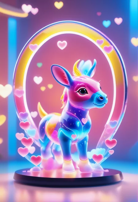 a picture frame made out of Jed-CyFut <lora:CyberFuturisticStyle:0.9> with a picture of a cute zhibi domestic animal <lora:zhibi:0.8> made out of reij-trnsprnt filled with reij-hrts belight by reij-glw <lora:heartglow-000006:1>, cuteness overload, in a fantasy landscape, hairy, action pose, ruff, cherry blossom and mossy rock background, at golden hour, wide view, land art, natural lighting, highly enhanced, imposing, magical, luxury, intense, beautiful, adorable,