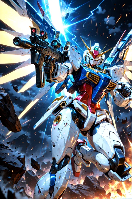 masterpiece, best quality, amazing quality, very aesthetic, absurdres, newest,
mecha wings, robot v-fin science_fiction beam rifle aiming, leg up
{{best_quality}},{{amazing_quality,very_aesthetic}},
masterpiece, best quality, amazing quality, very aesthetic, absurdres, newest, volumetric lighting, <lora:spo_sdxl_10ep_4k-data_lora_webui:1.0> <lora:il_color_temp_slider_d1:1>