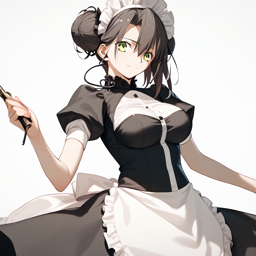 <lora:Takeuchi_Takashi_PonyXL_style_v01:1>
<lora:agent.pony:1>
score_9 , score_8_up , score_7_up , source_anime , 
masterpiece , best quality , ultra-detailed , 
BREAK
agent \(girls' frontline\), maid
1girl , woman , huge breasts , light smile , light blush , ((jeanne d'arc (fate)):0.5)  , 
long black hair  , maid dress ,  
riding motor